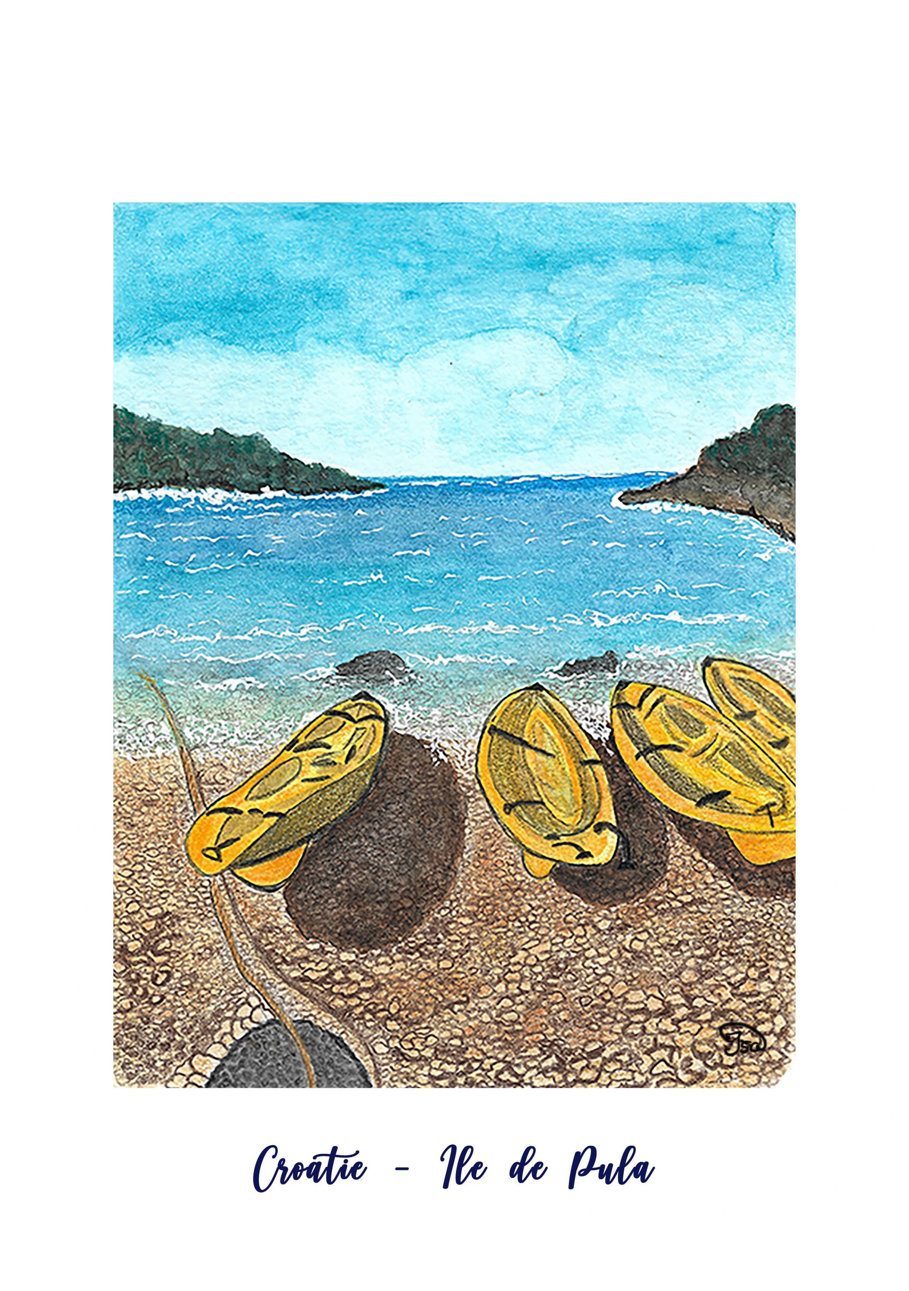 La Croatie, île de Pula