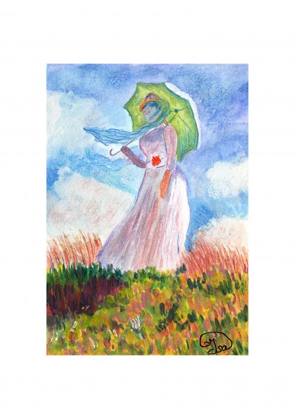 Monet, la femme à l'ombrelle