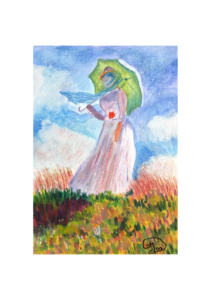 Monet, la femme à l'ombrelle